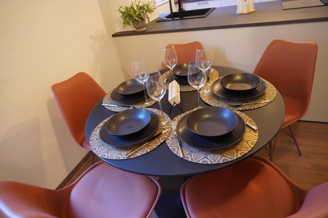 Design-Apartment I Direkt Im Zentrum I Boxspring I Nespresso I Terrasse Mit Garten I Parkplatz Bad Krozingen Exterior photo